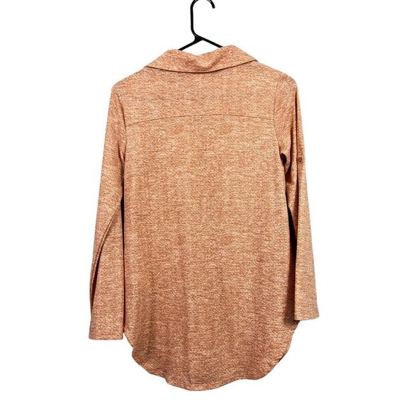 LuLaRoe Women's Valentine Long Sleeve Orange Top - Picture 2 of 6